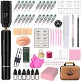 Kit tatouage complet machine rotative aiguilles encres
