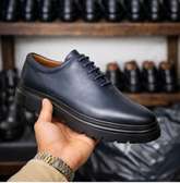 Chaussures cuir bleu marine semelle antidérapante