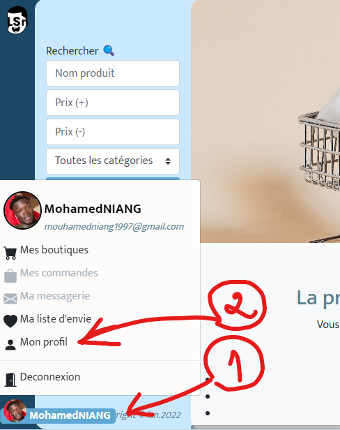 image expliquation navigation page inscription desktop