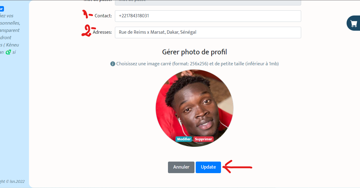image expliquation navigation page inscription desktop